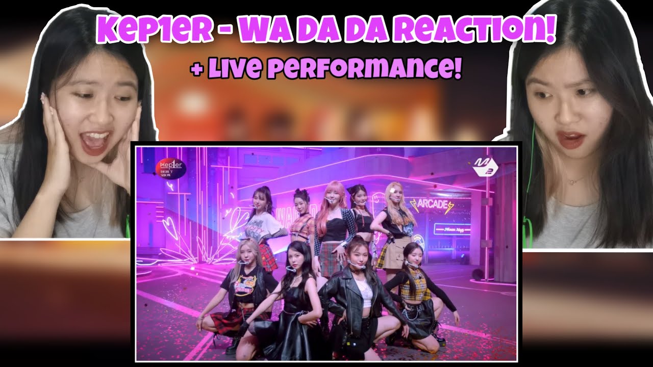 Kep1er - WA DA DA MV + Live Performance First Time Reaction!