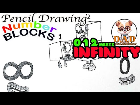 [넘버블럭스 Numberblocks] How to draw numberblocks 0 1 2 meet infinity 0 1 2 ...