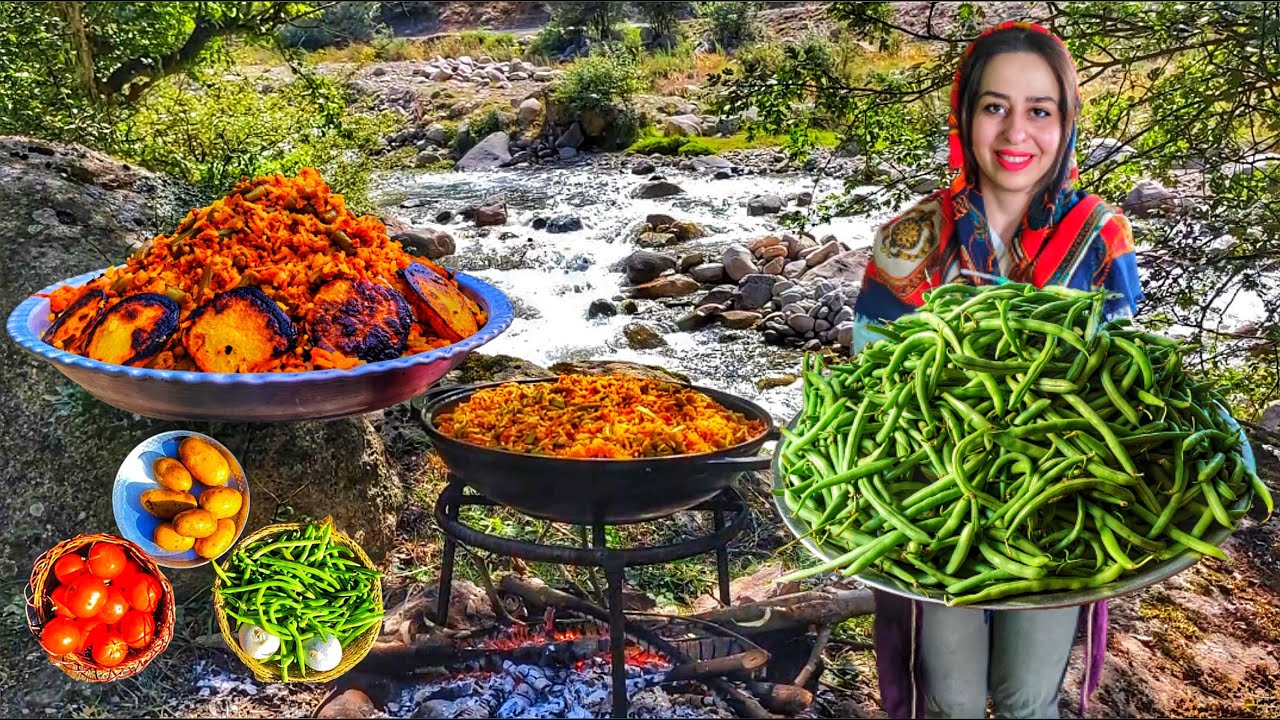 Local Iranian Mixed Rice with Green Beans with my Granny's recipe in ...