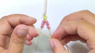 Cómo hacer una pulsera de perlas fácil y rápida. tutorial DIY