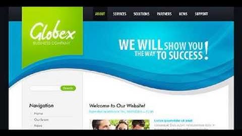 Preview White Business Drupal Template by Mercury TMT