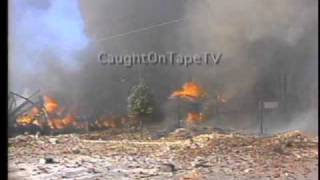 CLEVELAND FACTORY FIRE, BUILDING COLLAPSES!