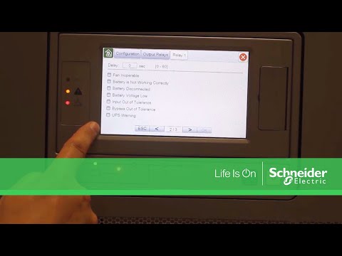 residential wind turbine Configuring Input Contacts & Output Relays on Galaxy VM UPS Display | Schneider Electric Support
