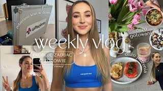 🌷Weekly Vlog - czas się wziąć za zdrowie 🧘🏻‍♀️ dużo gotowania i realistyczne życie😮‍💨