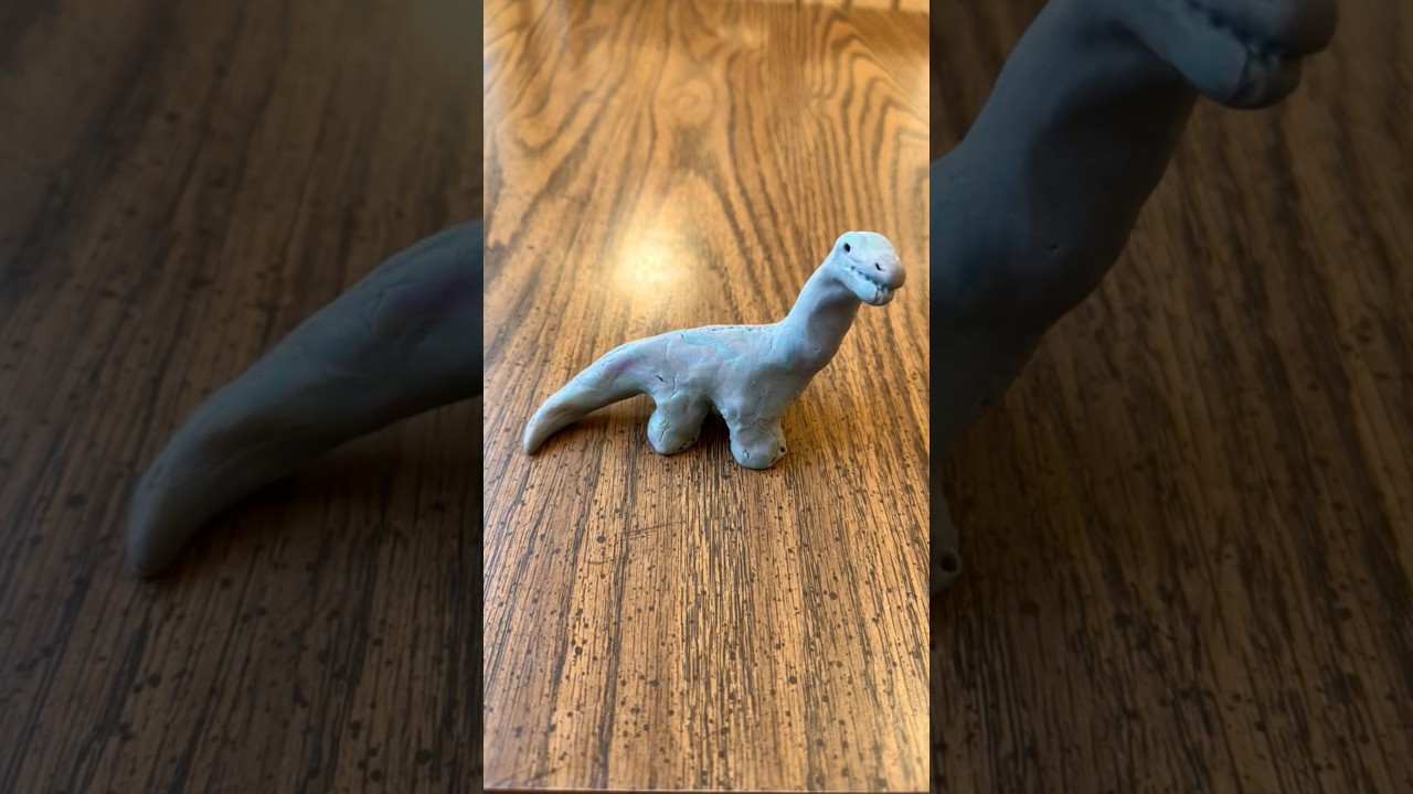 Dinosaur Play-Doh Stop Motion Animation #stopmotion #stopmotionanimation