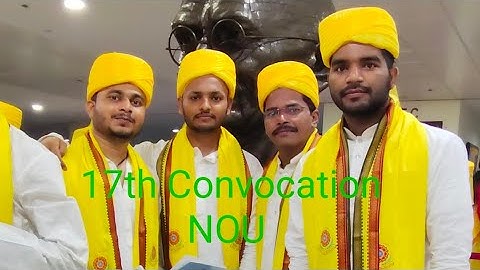 17th Convocation ceremony of NALANDA OPEN UNIVERSITY 2025 | convocation 🎓🎓 Nou | #convocation2025