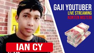 🔴Konten Misteri ‼️ Segini Pendapatan Channel Youtube IAN CY Dari Youtube 2021