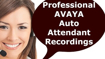 Professional Auto Attendant Recordings