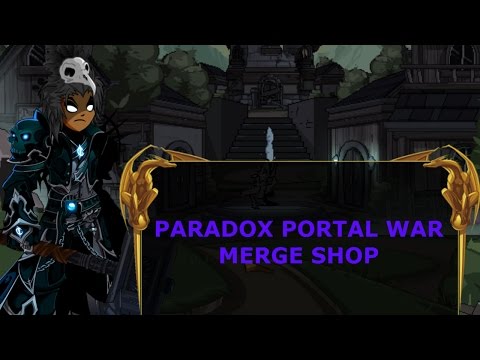 AQW PARADOX PORTAL WAR MERGE SHOP