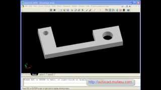 AutoCAD Tutorial 3D Solid Plat