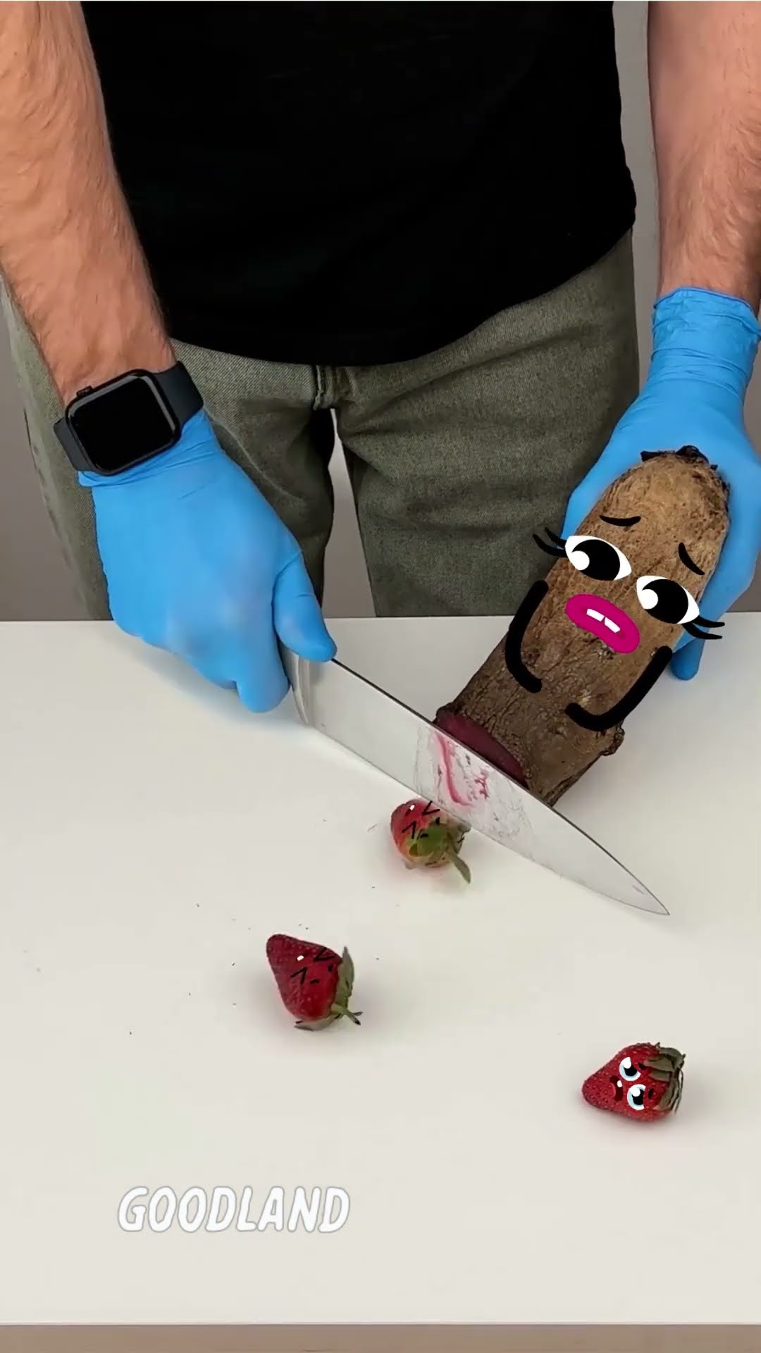 Goodland | Beets are cut into strawberries ? #doodles #animation #cartoon