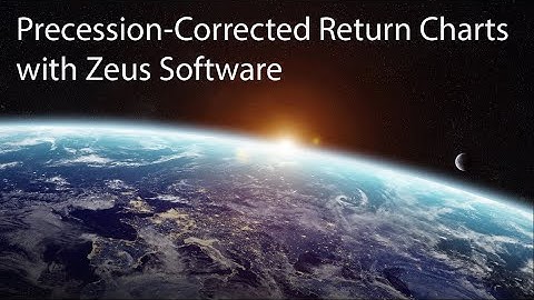 Locational Astrology Course. Tutorial 3a. Creating Precession-Corrected Returns in Zeus Software