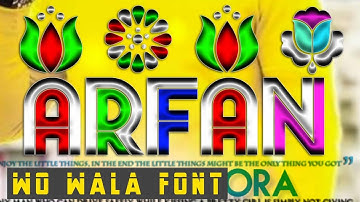 Glass Font Editing 2021 | New Stylish Multi Color Glass Font DP Editing | PS Touch name dp editing