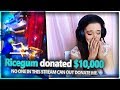 DONATING MONEY TO ATTRACTIVE TWITCH STREAMERS