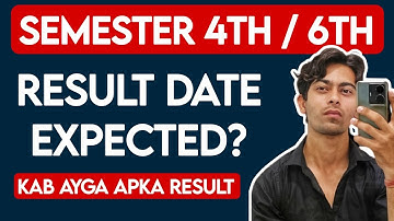 Semester 4th / 6th Result Declared Date | Expected kab ayga apka Result| Du sol Result update| Sol
