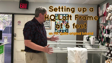 Setting up the Loft frame at 6 feet