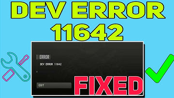 How to FIX Dev Error 11642 MW2 & Warzone 2 | Dev 11642 Error Fix Mw2