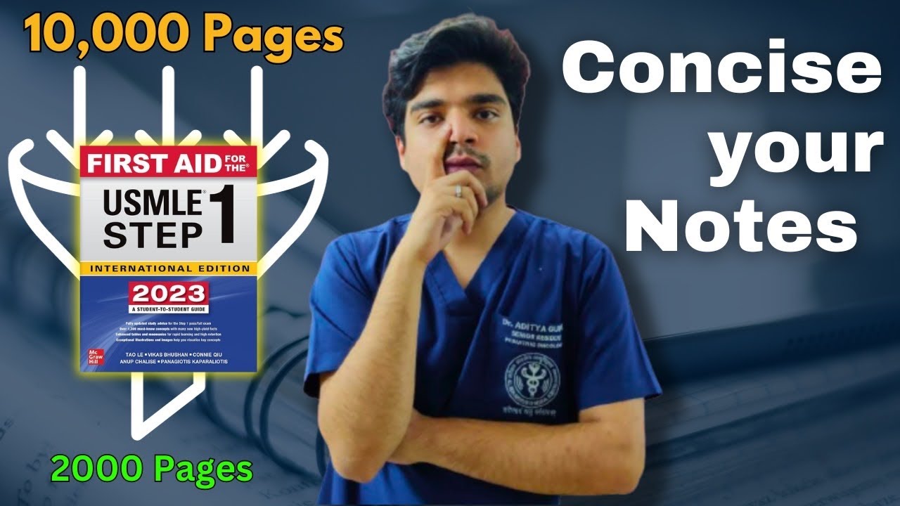 HOW TO MAKE CONCISE NOTES for NEET PG 2025!