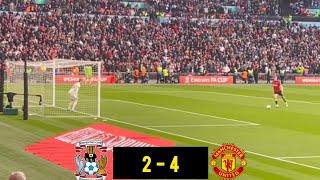 🔴Coventry vs Manchester United 2-4 FULL PENALTY SHOOTOUT | FA Cup Semi-final