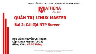 Linux Master - Bài thực hành Chương 2 - Thiết lập NTP server