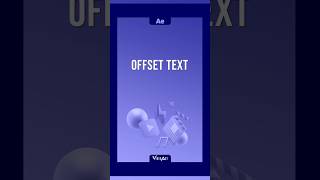 Offset Text in After Effects #035 #adobe #aftereffects #animation #tutorial #text #stroke