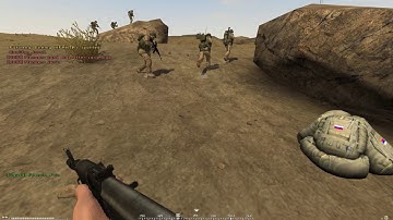 Project Reality 1.39 - Attacking the Flag with Sgt.Steiner-Cross