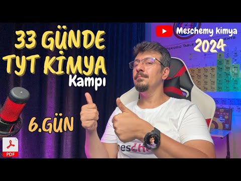 Atom ve Periyodik Sistem 3 | 33 Günde TYT Kimya Kampı | 9. Sınıf | 6. gün