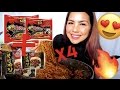 Nuclear Fire Noodles + Spicy Korean Black Bean Noodles 짜장면 | Mukbang 먹방 Jjajangmyeon 핵불닭볶음면