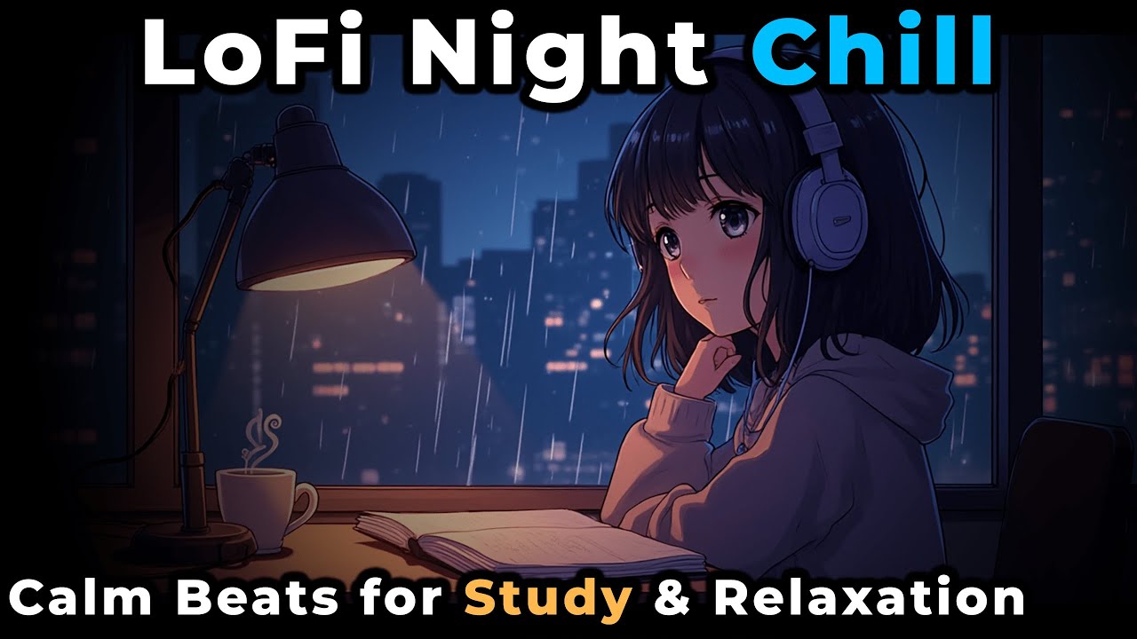 LoFi Night Chill – Calm Beats for Study & Relaxation | Rainy Ambience ...