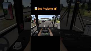Bus Simulator Ultimate BUS ACCIDENT 💥Mobile Game Play #bussimulatorultimate #gaming #shorts #viral