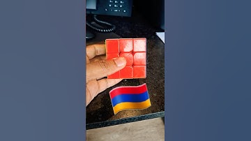 How to make Armenia flag with Rubik