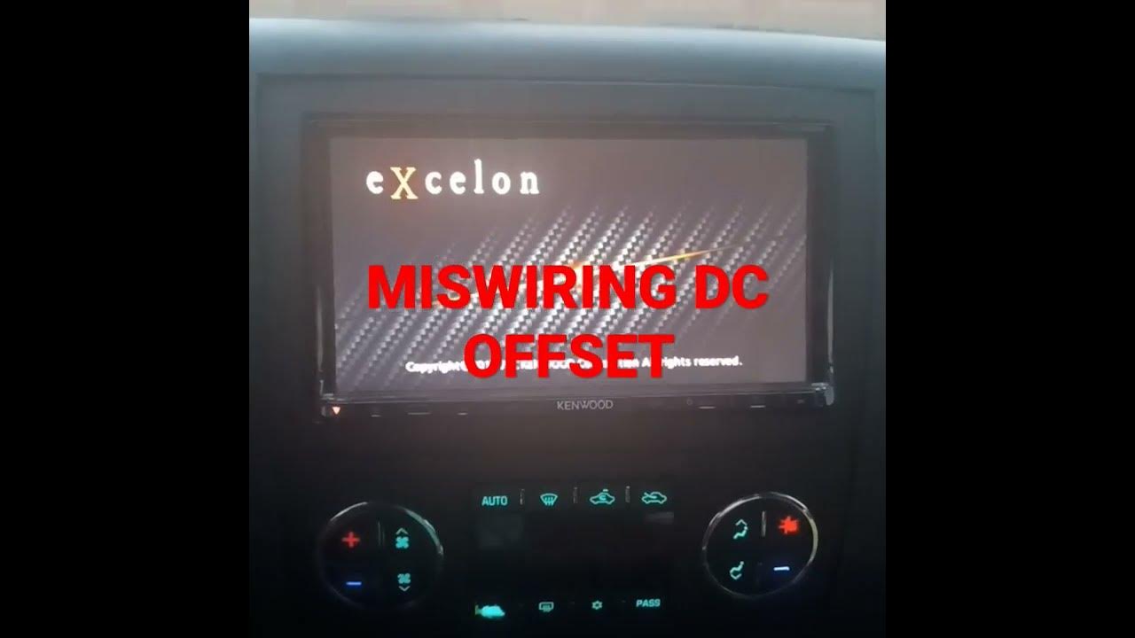 Miswiring Dc Offset Error Quick Fix..Kenwood Car Stereos YouTube