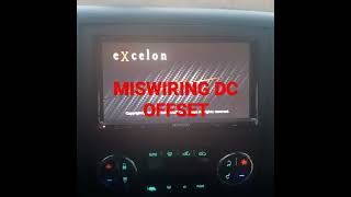 Miswiring Dc Offset Error Quick Fix..Kenwood Car Stereos