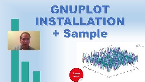 How to install gnuplot + sample