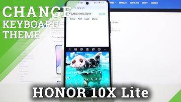 How to Customize Keyboard Theme in HONOR 10X Lite