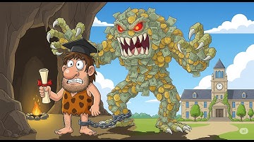 Caveman Discover Student Debt… INSTANT Regret!