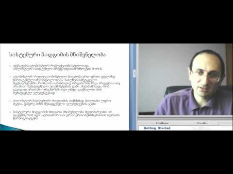 გიორგი გვალია, საერთაშორისო ურთიერთობების შესვალი, ლექცია 2, ნაწილი 1