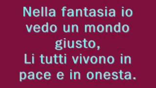 Nella Fantasia with lyrics