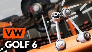 Come sostituire biellette barra stabilizzatrice posteriori su VW GOLF 6 (5K1) [TUTORIAL AUTODOC]