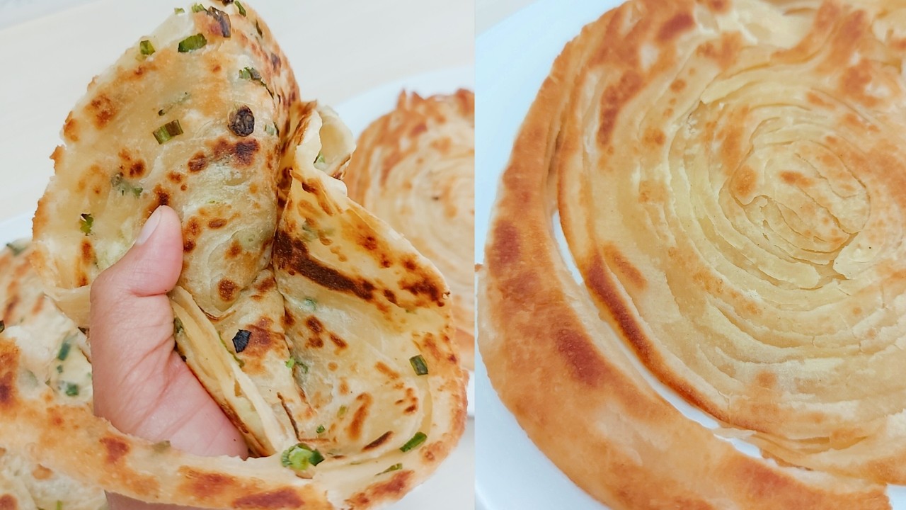 โรตีง่ายๆ ใช้แค่แป้ง น้ำ เกลือ ไม่ต้องฟาดแป้ง แป้งเป็นชั้น ไม่อมน้ำมัน ทำได้ทั้งคาวและหวาน