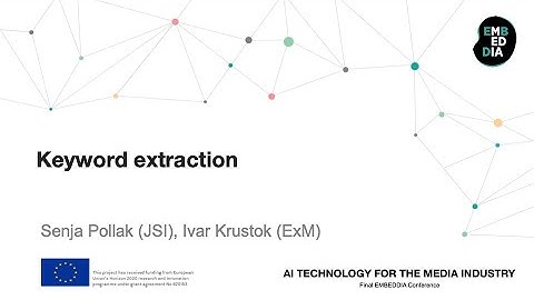 EMBEDDIA: Keyword extraction