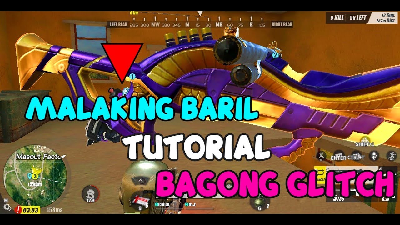 "ROS BUG BIG GUN UPDATE"(TUTORIAL)! PINAKAMALAKING BARIL SA ROS (NEW BUG) 2019