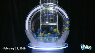 Lotto Max Draw February 15, 2019