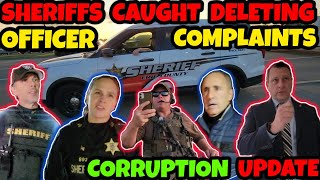SHERIFFS CAUGHT DESTROYING OFFICER COMPLAINT! Corruption,  Cover Up, Conspiring! Erie County Sheriff