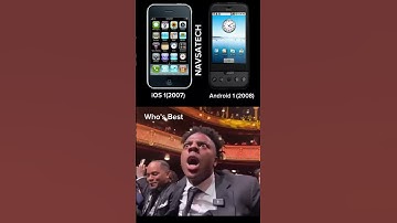 The First iPhone vs The First Android😱 #ytshorts #shortsfeed #navsatech #shorts #ios #andriod #tech