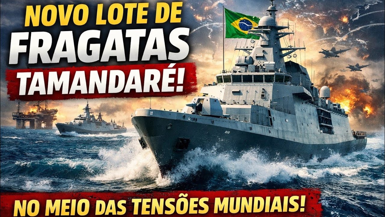 🇧🇷 BRASIL CONFIRMA NOVO LOTE DE FRAGATAS TAMANDARÉ EM MEIO ÀS TENSÕES MUNDIAIS!