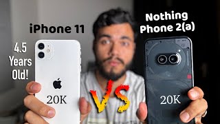 iPhone 11 vs Nothing Phone 2a Ultimate Speed Test 🔥 2019 vs 2024 Phone | SHOCKING! (HINDI)