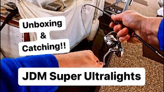 Super Ultralight Rods Straight From Japan: Unboxing and Fishing #crappiefishing #ultralightfishing