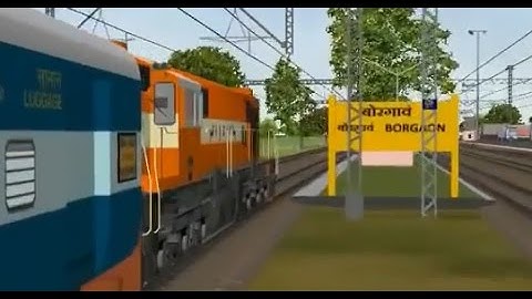 Pune Amravati Express By MSTS Open Rails