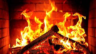 🔥 Fireplace 4K UHD! Fireplace with Crackling Fire Sounds. Fireplace Ambience